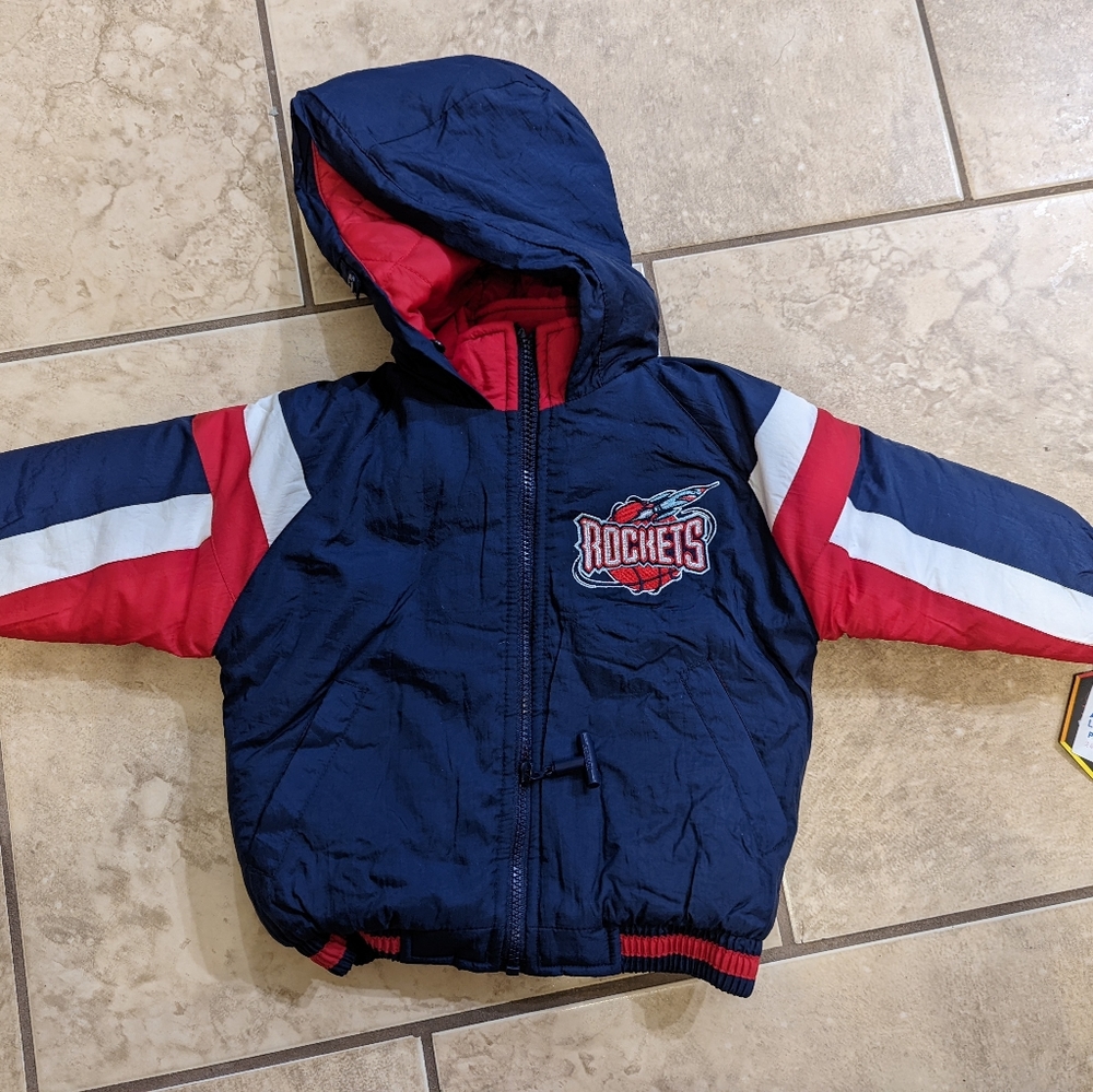 Houston Rockets Vintage Bomber Jacket Starter NWT